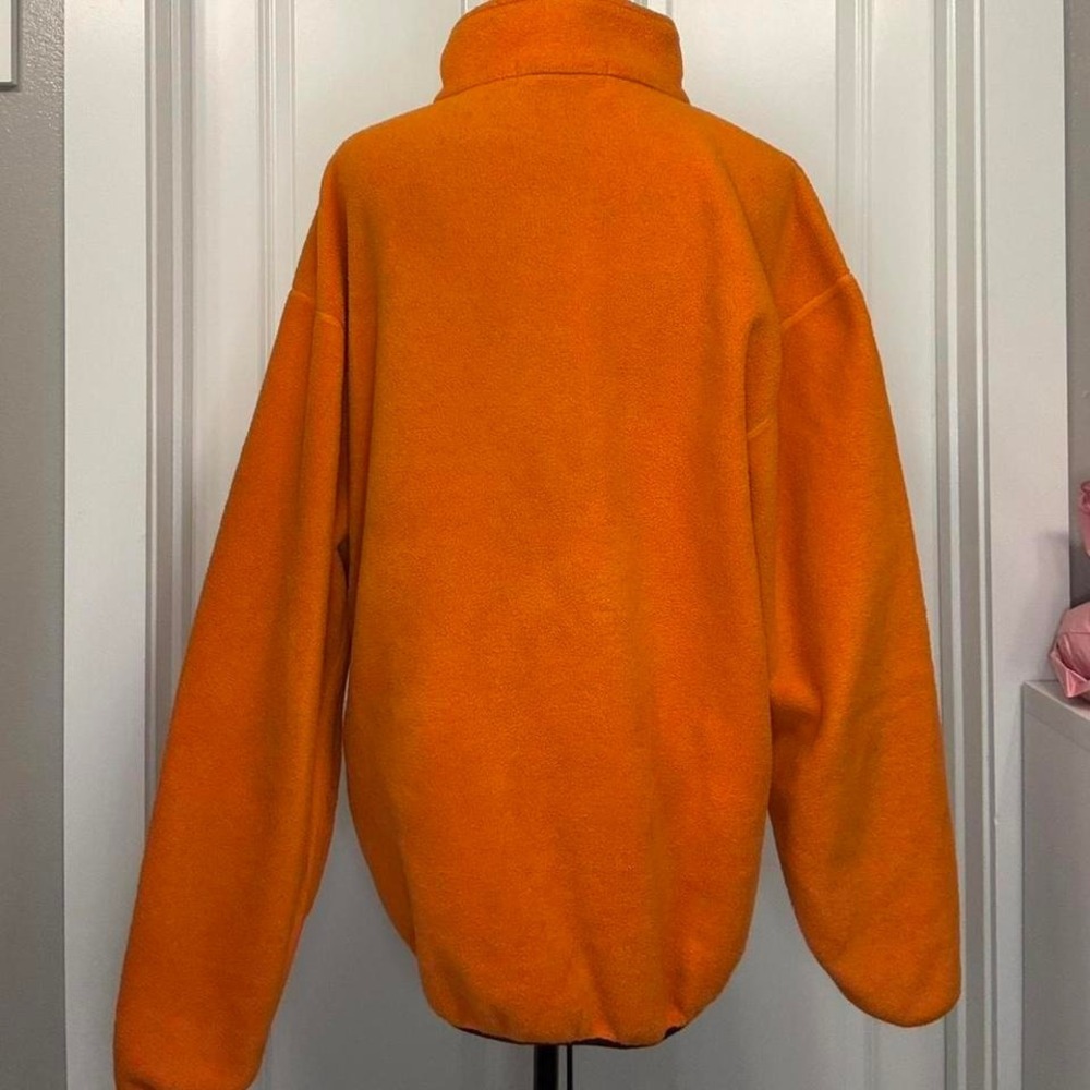 Vintage Nautica Competition Fleece Quarter Zip – Orange – Size‎ L - Picture 3 of 4